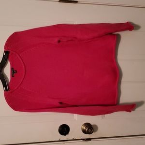 J.Crew Mercantile bright pink Chunky sweater